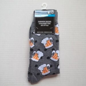 Men's Beer Mug Socks Fits Shoe Size 6-12